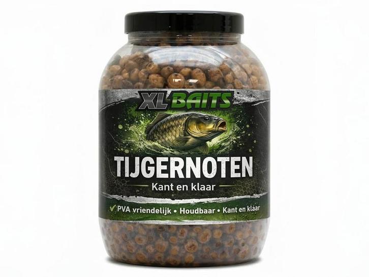 Tijgernoten 3L Kant en Klaar - PVA Vriendelijk - Karper XL, Watersport en Boten, Hengelsport | Karpervissen, Overige typen, Nieuw