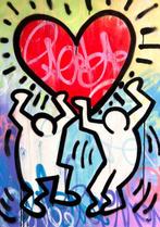 Gunnar Zyl (1988) - Heart / Keith Haring & Zyl, Antiek en Kunst