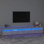 vidaXL Tv-meubel met LED-verlichting 270x35x40 cm betongrijs, Verzenden, Nieuw, 50 tot 100 cm, Minder dan 100 cm