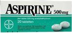 Aspirine 500 mg - 20 tabletten, Diversen, Verpleegmiddelen, Nieuw, Verzenden