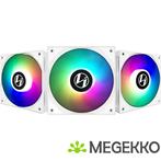Lian Li ST120 RGB PWM Fans, 3-pack, White, Computers en Software, Computerkoelers, Verzenden, Nieuw