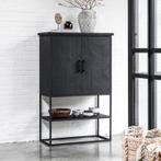 *WOONWINKEL* DTP Home Timeless Black Beam Zwarte Bergkast Te, Huis en Inrichting, Kasten | Wandmeubels, Verzenden, Nieuw