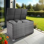 Kussenbox Oslo met aluminium frame 145x82,5x79,5cm - grijs, Verzenden, Nieuw