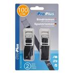 ProPlus Bindriemen met metalen gesp - 18 mm x 100 cm - zw..., Auto diversen, Ophalen of Verzenden, Nieuw