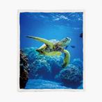 Fleecedeken - Sea Turtle - 150x200cm, Ophalen of Verzenden, Nieuw