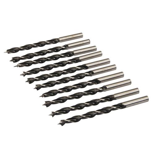 Silverline Precisie houtboren - 6 mm - Carbon staal - 10..., Doe-het-zelf en Verbouw, Gereedschap | Boormachines, Nieuw, Ophalen of Verzenden
