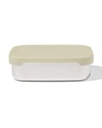 HEMA Lunchbox 14.3x18.9x5.8cm rvs groen, Verzenden, Nieuw