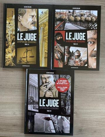 Le Juge, la République assassinée T1 à T3 + 2x dédicace - beschikbaar voor biedingen