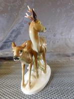Gerold Porzellan Bavaria - Beeldje - Hirsch und Ricke -