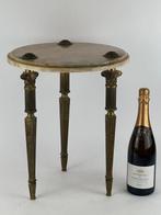 Bijzettafel - Onyx, Metaal - Een onyx tafel, Antiek en Kunst