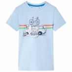 vidaXL Kindershirt 116 lichtblauw, Verzenden, Nieuw