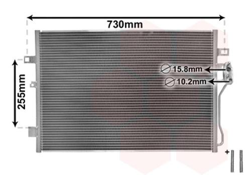 LUCHTCONDENSATOR VOOR DODGE JOURNEY 2008-2020 00K68102117AA, Auto-onderdelen, Airco en Verwarming, Nieuw, Ophalen of Verzenden