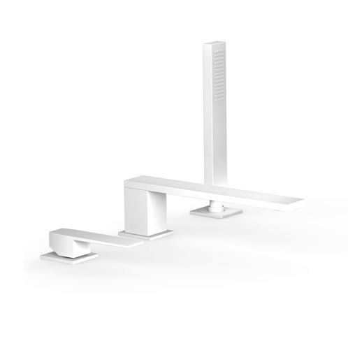 Badrandkraan Tres Slim Exclusive met Handdoucheset Rechte, Doe-het-zelf en Verbouw, Sanitair, Kraan, Nieuw, Ophalen of Verzenden
