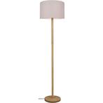 LED Vloerlamp - Trion Kiblon - E27 Fitting - Rond - Mat, Huis en Inrichting, Ophalen of Verzenden, Nieuw, Hout