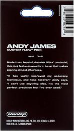 Jim Dunlop 546PAJ200 Andy James Flow plectrum 2.00 mm 3-pack, Ophalen of Verzenden, Nieuw, Elektrische gitaar