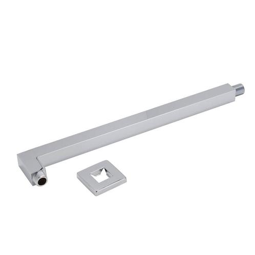 BWS Muuruitloop Vierkant Luxe 40cm Chroom, Doe-het-zelf en Verbouw, Sanitair, Kraan, Nieuw, Chroom, Ophalen of Verzenden