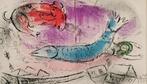 Marc Chagall (1887-1985) - Le Poisson Bleu, Antiek en Kunst