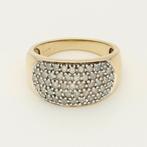Ring - 9 kt. Geel goud Diamant (Natuurlijk), Sieraden, Tassen en Uiterlijk, Ringen, Nieuw