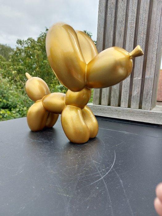 Beeld, balloon dog gold - 28 cm - polyresin, Antiek en Kunst, Curiosa en Brocante