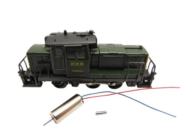 micromotor NRI003 motor ombouwset voor Rivarossi / Atlas, Hobby en Vrije tijd, Modeltreinen | N-Spoor, Gelijkstroom, Overige typen