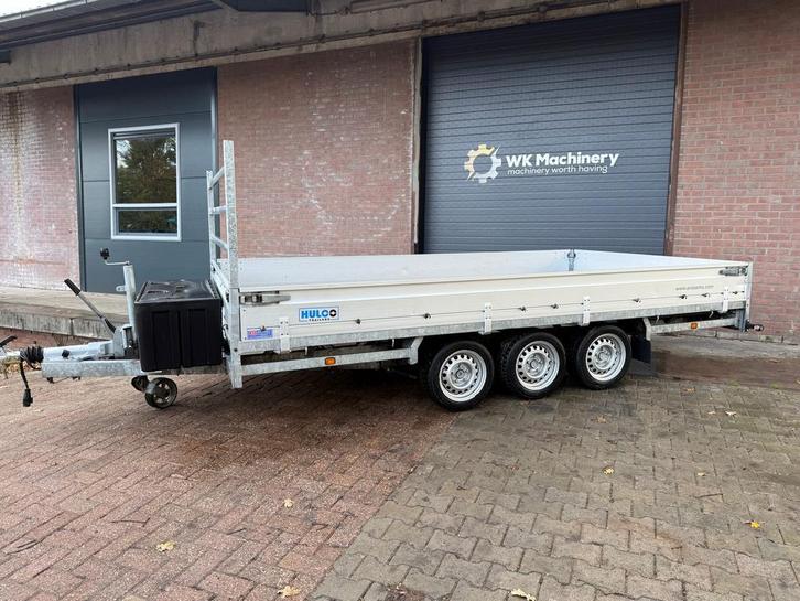 Hulco Medax-3 3500kg geveerd 100km 405x225 extra breed 2020, Auto diversen, Aanhangers en Bagagewagens, Zo goed als nieuw