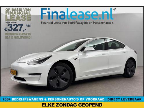 Tesla Model 3 Long Range AWD 75 kWh 351PK 360Camera €327pm, Auto's, Tesla, Lease, Automaat, Sedan, Elektrisch, Wit, Verzenden