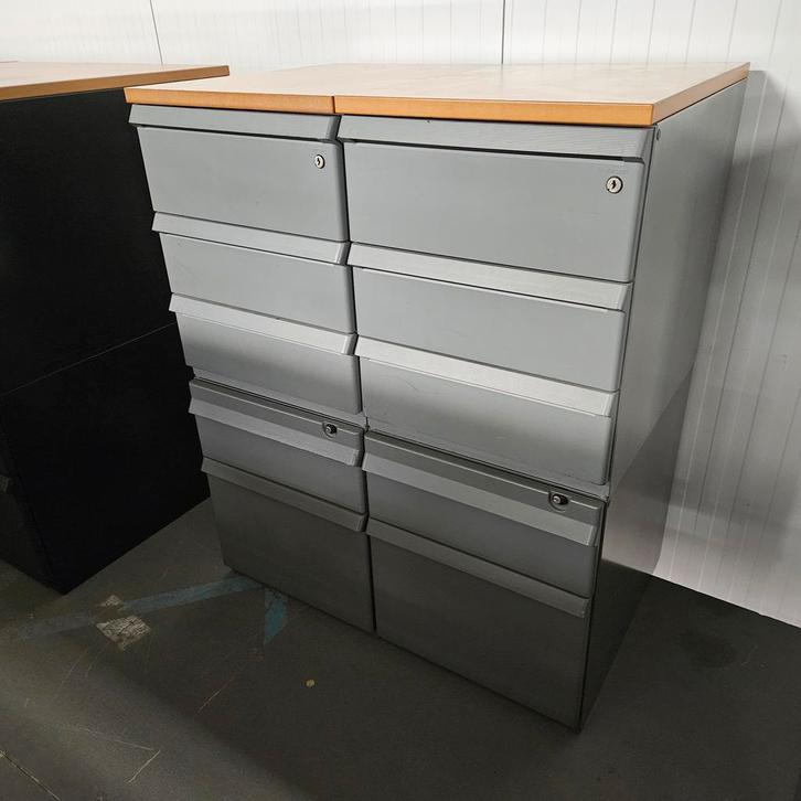 Ahrend 4-delig ladeblok met 10 lades - 105x85x57 cm, Huis en Inrichting, Kasten | Ladekasten, Ophalen of Verzenden