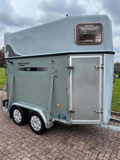 Leuke instap Wesco 1,5 paards paardentrailer!, Dieren en Toebehoren, Paarden en Pony's | Trailers en Aanhangwagens, 1½-paards trailer