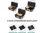 DOMO DO9136C Contactgrill - Snack maker 3-in-1 -, Verzenden, Nieuw in verpakking