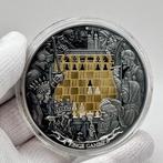 Niue. 5 Dollars 2025 – King’s Gambit – 3 oz Silver coin .999