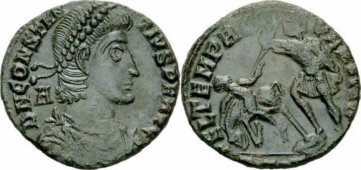 Roemisches Kaiserreich Rom Constantius Ii Maiorina 351-35..., Postzegels en Munten, Munten | Europa | Niet-Euromunten, Verzenden