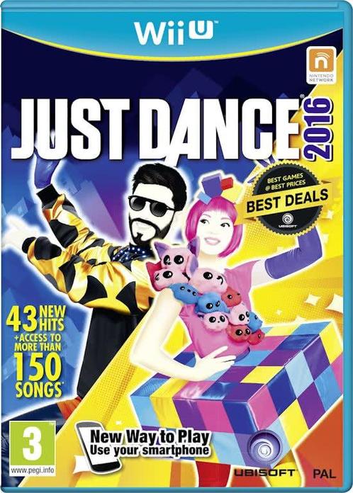Just Dance 2016  (Wii U tweedehands game), Spelcomputers en Games, Games | Nintendo Wii U, Zo goed als nieuw, Ophalen of Verzenden