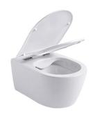 Spoelrandvrij wandcloset 49 x 36 cm met soft close zitting, Ophalen of Verzenden, Nieuw, Bad