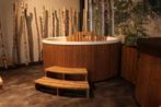 Aanbieding | Skargards Panel hottub 220cm | gratis deksel, Ophalen of Verzenden, Zo goed als nieuw, Trap, Vast
