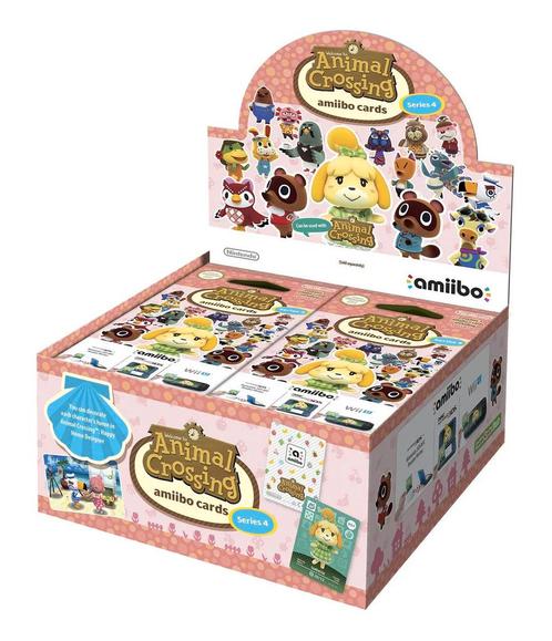 Amiibo Animal Crossing Series 4 Cards Booster Box - Incl. 42, Hobby en Vrije tijd, Gezelschapsspellen | Kaartspellen, Nieuw, Verzenden