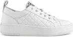 PS Poelman Esquimo Dames Quilted Leren Tennis Sneakers  - mt, Kleding | Dames, Verzenden, Nieuw