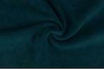 Fleece stof - Donker petrol - Per 10 meter, Blauw, 120 cm of meer, Ophalen of Verzenden, Polyester