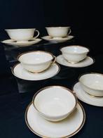 Rosenthal - Kop en schotel (12) - Porselein - Goud verguld -, Antiek en Kunst