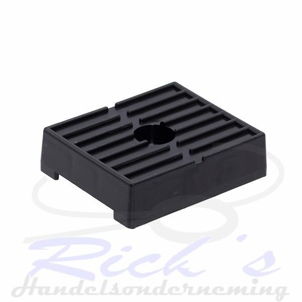 Bootkussen zwart kunststof 120x100mm, Watersport en Boten, Bootonderdelen, Nieuw, Ophalen of Verzenden