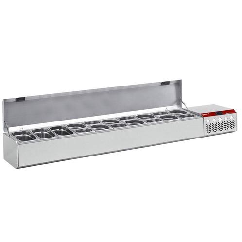 Gekoelde structuur GN 10x1/4, 1x1/9,, met deksel, Zakelijke goederen, Horeca | Keukenapparatuur, Koelen en Vriezen, Verzenden