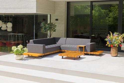 Flow. Tycon platform hoek-loungebank Sooty SALE |, Tuin en Terras, Tuinsets en Loungesets, Ophalen of Verzenden