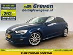 Audi A3 1.4 TFSI CoD S-line 141PK LED Clima Cruise Navi PDC, Blauw, Handgeschakeld, Nieuw, Benzine