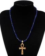 Lapis lazuli - Collier - Egyptisch leven kruis Ankh - Horus