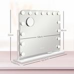 TRUUSK LED-make-upspiegel - 3 Lichtmodi - Dimbaar - Aanraakb, Huis en Inrichting, Tafels | Kaptafels, Verzenden, Nieuw