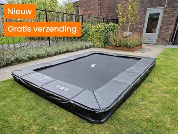 Akrobat Orbit Ingegraven Trampoline Rechthoekig – Nieuw beschikbaar voor biedingen