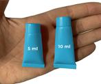 Set van 50 hervulbare, lege tubes (10 ml, blauw), Doe-het-zelf en Verbouw, Ophalen of Verzenden, Nieuw