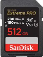 SANDISK SanDisk Extreme Pro 512GB 280MB/s-150MB/s UHS-II V, Verzenden, Nieuw
