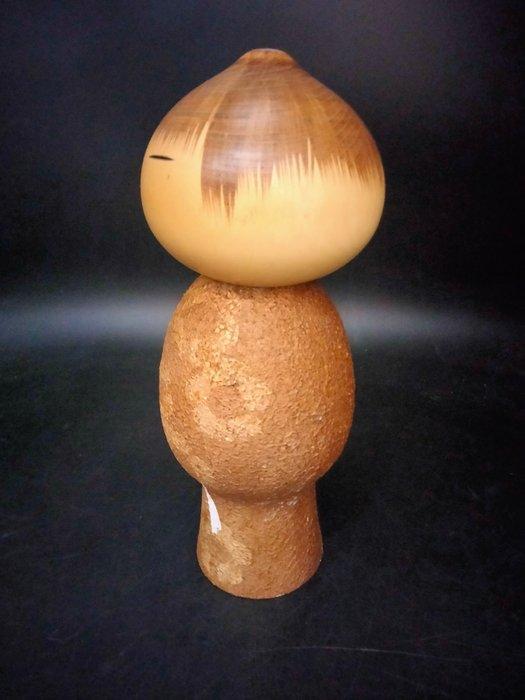 Watanabe Masao - Beeldje, Prachtige kokeshi  Mushin  in, Antiek en Kunst, Curiosa en Brocante