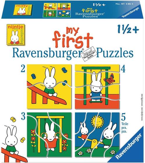 My First - Nijntje Puzzel (4 in 1) | Ravensburger - Puzzels, Kinderen en Baby's, Speelgoed | Kinderpuzzels, Nieuw, Verzenden