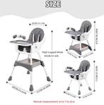 Draagbare baby kinderstoel met dubbel dienblad en speelrek, Verzenden, Nieuw